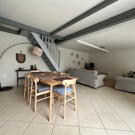 Centre 3 Chambres, Patio Prive, Garage, Linge Et Menage Inclus アパート *